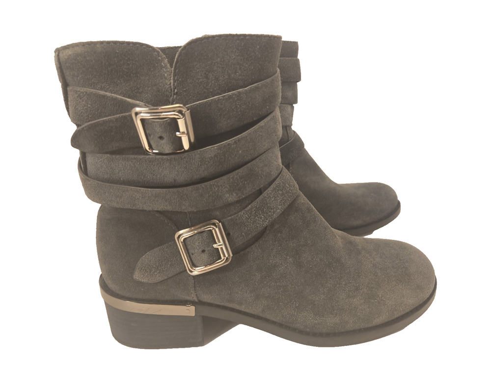 Vince Camuto Suede Moto Boots Style VC-WEBEY 10M Casual Dress Work New No Box